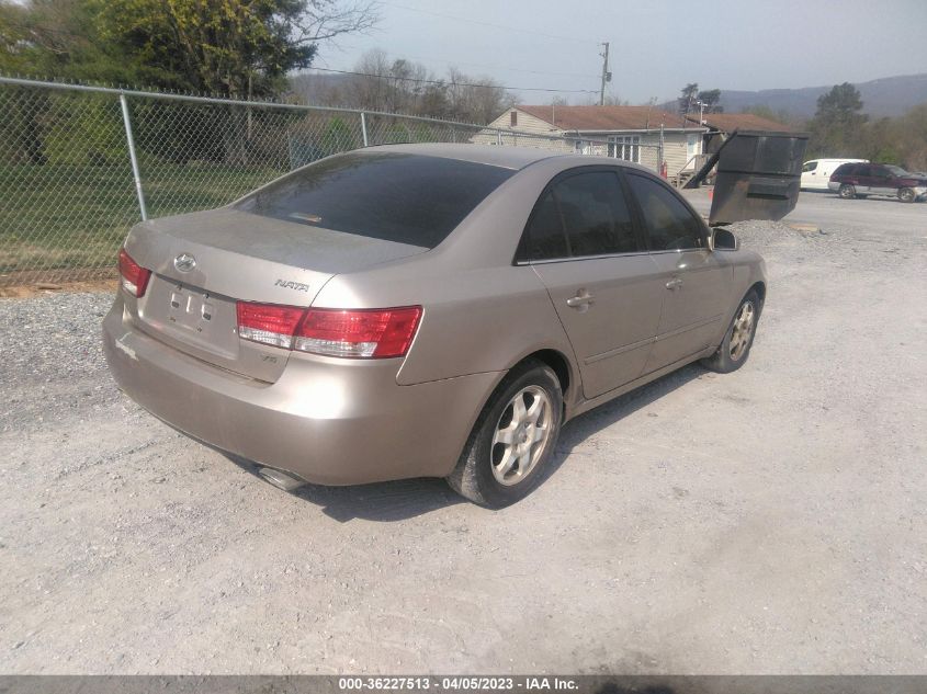 2006 Hyundai Sonata Lx V6/Gls V6 VIN: 5NPEU46F46H021488 Lot: 36227513