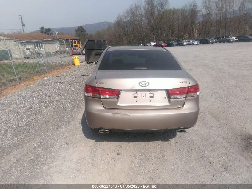 2006 Hyundai Sonata Lx V6/Gls V6 VIN: 5NPEU46F46H021488 Lot: 36227513