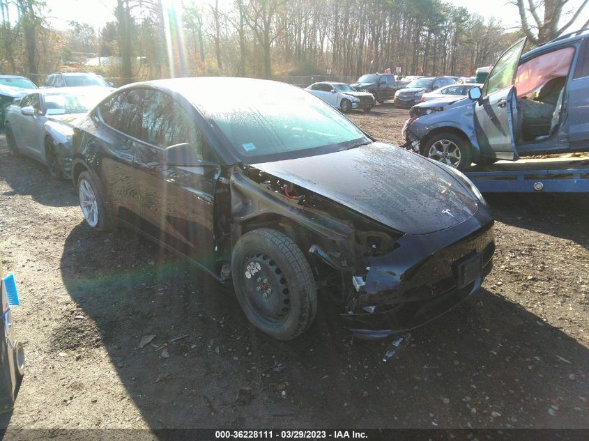 2021 Tesla Model Y Long Range Dual Motor All-Wheel Drive VIN: 5YJYGDEE6MF233186 Lot: 36228111