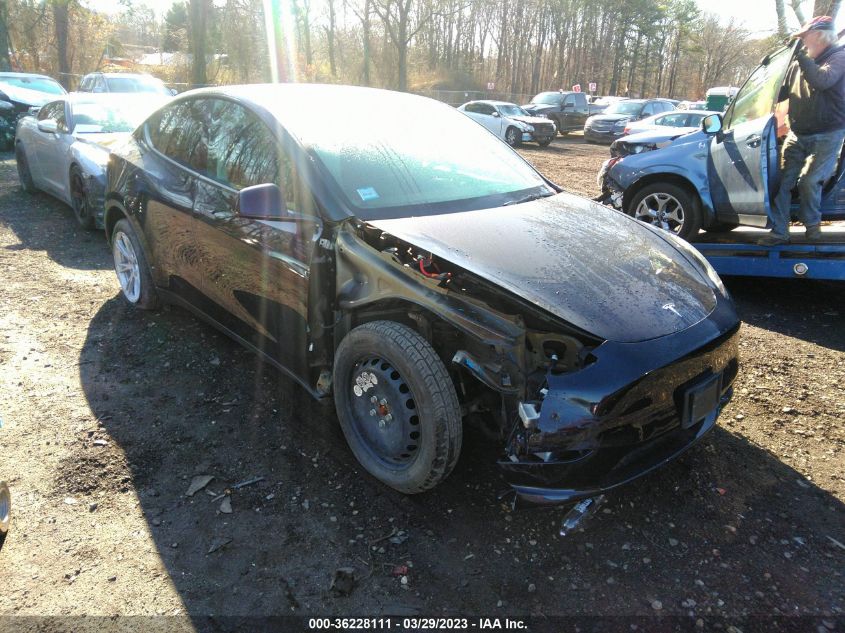 2021 Tesla Model Y Long Range Dual Motor All-Wheel Drive VIN: 5YJYGDEE6MF233186 Lot: 36228111