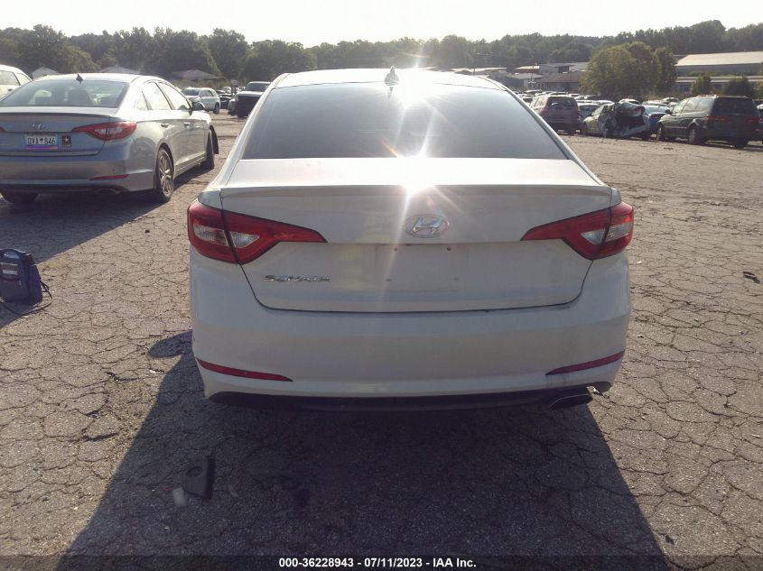 2017 Hyundai Sonata Se VIN: 5NPE24AF5HH438893 Lot: 36228943