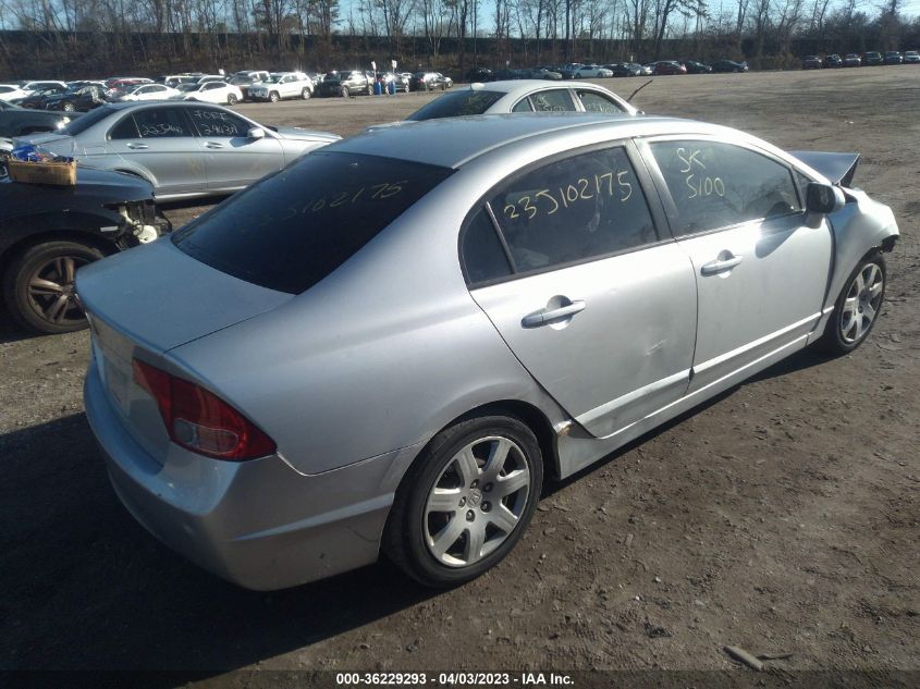 2007 Honda Civic Lx VIN: 1HGFA16547L034999 Lot: 36229293