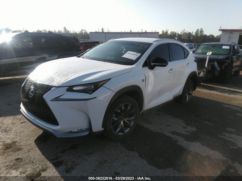 2016 Lexus Nx 200T F Sport VIN: JTJYARBZ0G2034693 Lot: 36232816