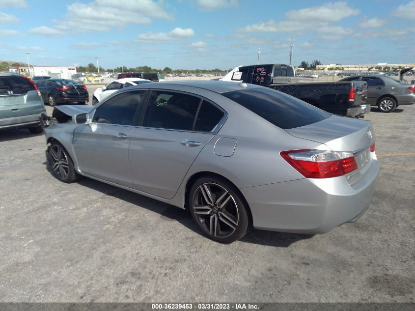 2014 Honda Accord Ex-L VIN: 1HGCR2F83EA003389 Lot: 36239453