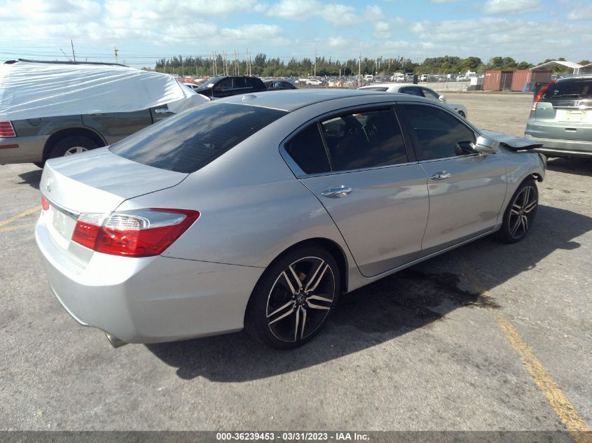 2014 Honda Accord Ex-L VIN: 1HGCR2F83EA003389 Lot: 36239453