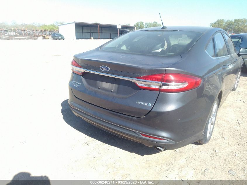 3FA6P0UU2HR203721 2017 Ford Fusion Hybrid S