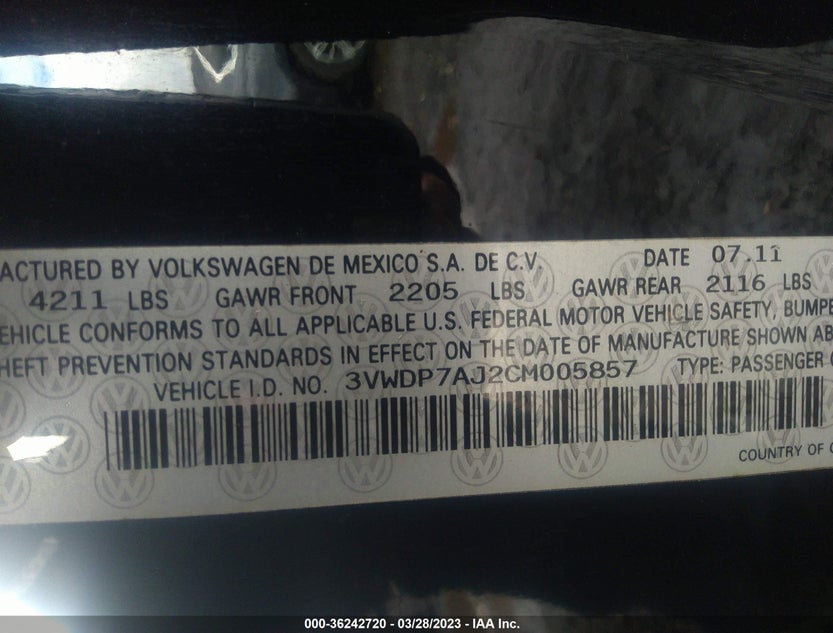 3VWDP7AJ2CM005857