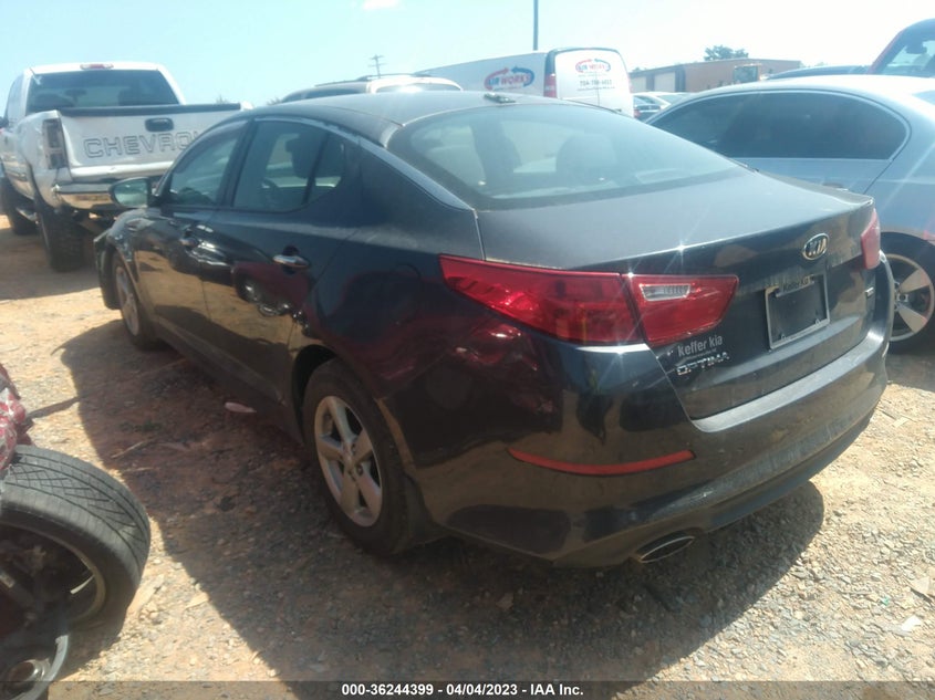 2015 KIA OPTIMA VIN: KNAGM4A77F5626899