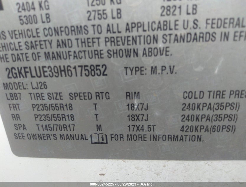 2GKFLUE39H6175852
