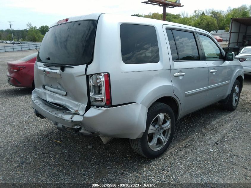 2014 Honda Pilot Ex-L VIN: 5FNYF3H55EB004587 Lot: 36245558