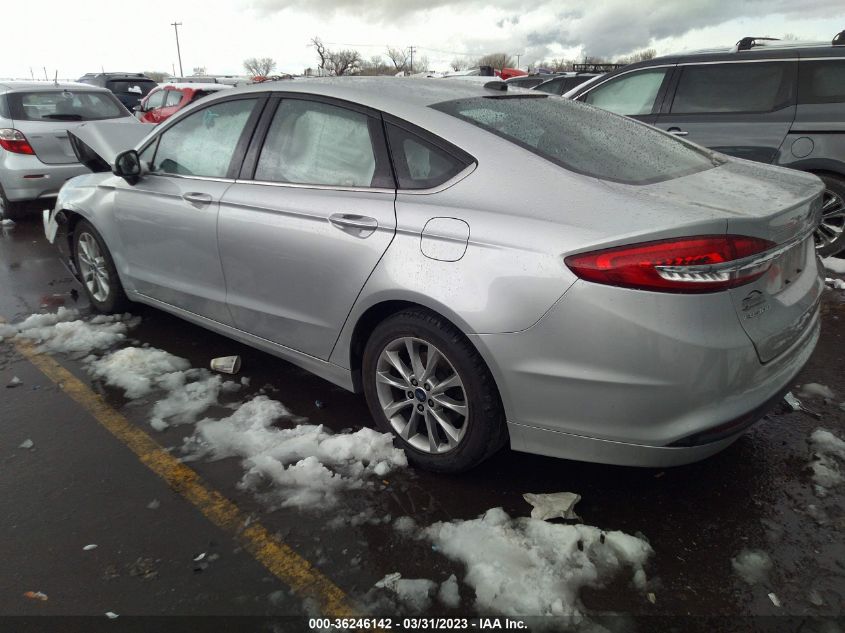 2017 Ford Fusion Se VIN: 3FA6P0H71HR278950 Lot: 36246142