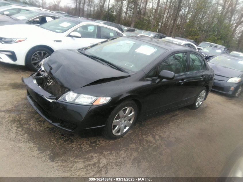 2010 Honda Civic Lx VIN: 2HGFA1F55AH574933 Lot: 36246947