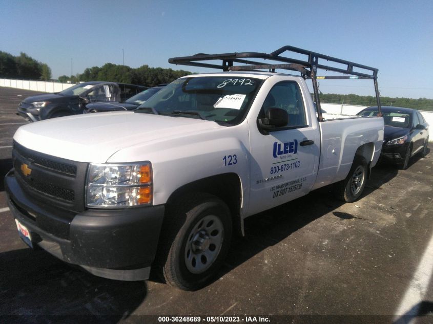 2012 Chevrolet Silverado 1500 Work Truck VIN: 1GCNCPEX1CZ258992 Lot: 36248689