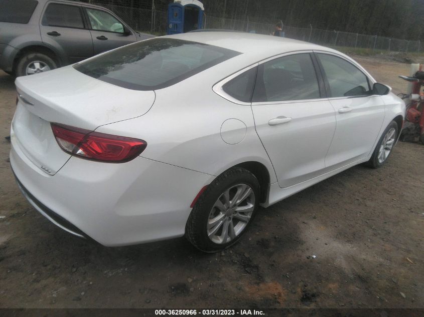 2015 Chrysler 200 Limited VIN: 1C3CCCAB0FN637539 Lot: 36250966