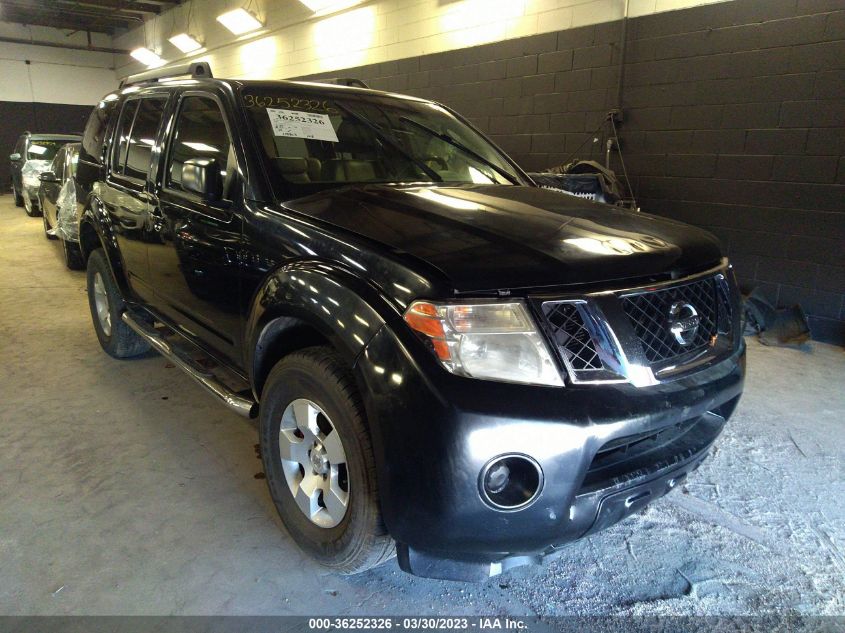 2008 Nissan Pathfinder S VIN: 5N1AR18B28C649813 Lot: 36252326