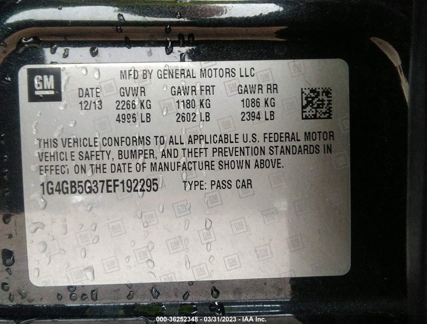 1G4GB5G37EF192295