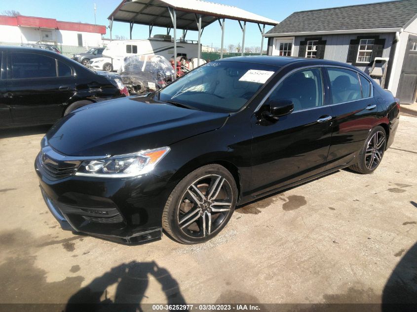 2016 Honda Accord Ex-L V-6 VIN: 1HGCR3F8XGA018027 Lot: 36252977