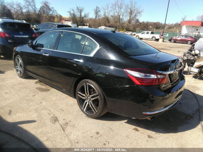 2016 Honda Accord Ex-L V-6 VIN: 1HGCR3F8XGA018027 Lot: 36252977