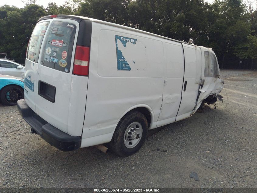 2015 Chevrolet Express 2500 Work Van VIN: 1GCWGFFF1F1106304 Lot: 36253674