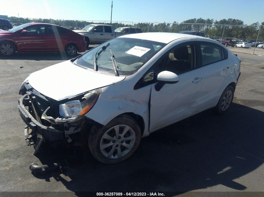 2013 Kia Rio Ex VIN: KNADN4A34D6215478 Lot: 36257089