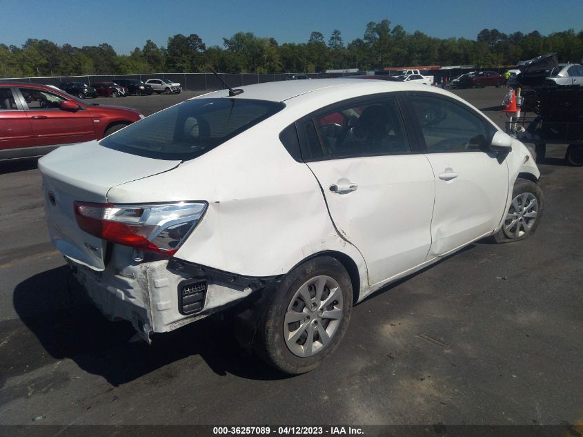 2013 Kia Rio Ex VIN: KNADN4A34D6215478 Lot: 36257089