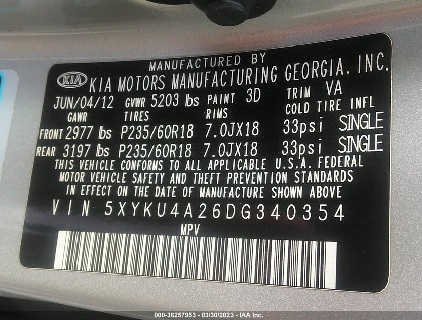 5XYKU4A26DG340354