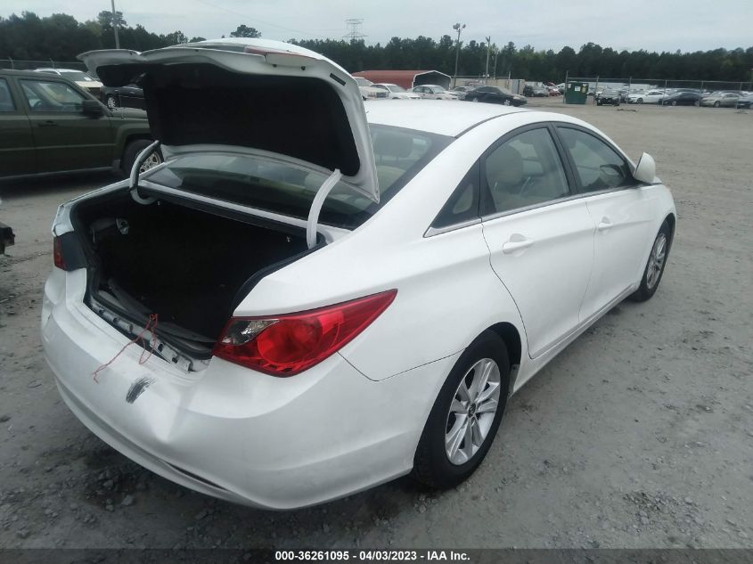 2012 Hyundai Sonata Gls VIN: 5NPEB4AC4CH384887 Lot: 36261095