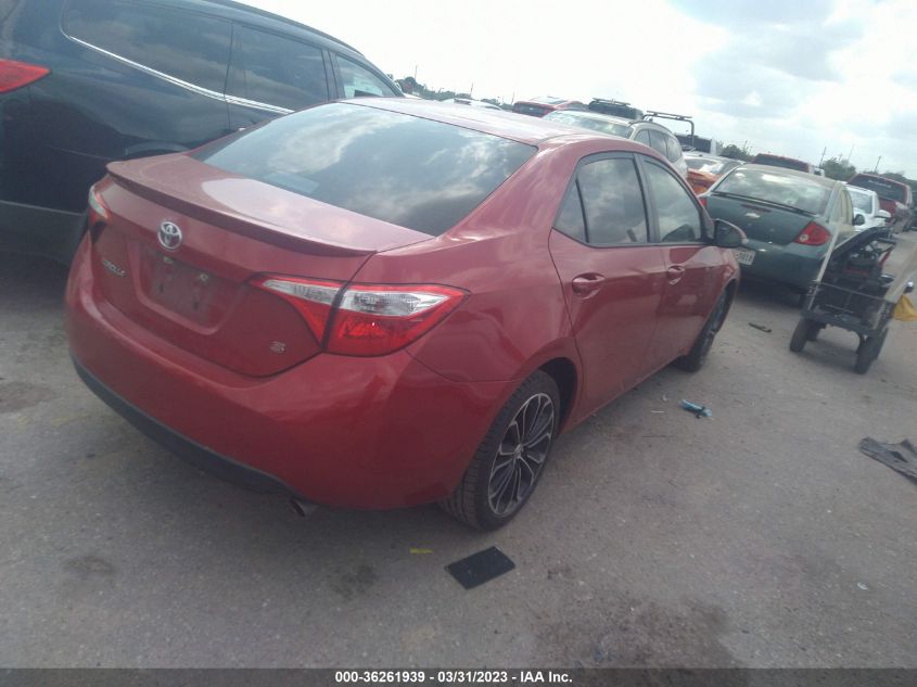 2015 Toyota Corolla S Plus VIN: 5YFBURHE2FP315561 Lot: 36261939