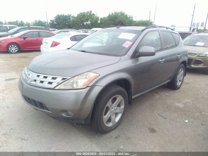 2005 Nissan Murano Sl VIN: JN8AZ08T55W308279 Lot: 36263933