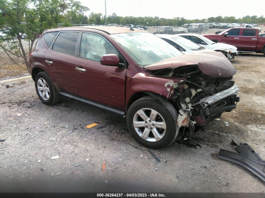 2006 Nissan Murano S VIN: JN8AZ08T66W400227 Lot: 36264237