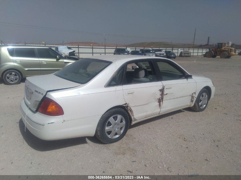 4T1BF28B01U146431 2001 Toyota Avalon Xl W/Bench Seat/Xl W/Bucket Seats/Xls W/Bench Seat/Xls W/Bucket Seats