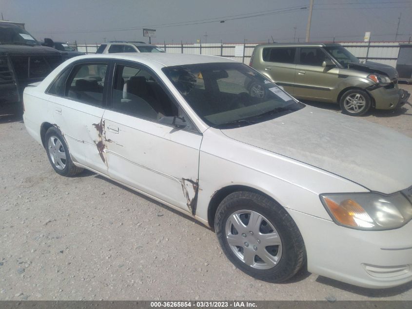 4T1BF28B01U146431 2001 Toyota Avalon Xl W/Bench Seat/Xl W/Bucket Seats/Xls W/Bench Seat/Xls W/Bucket Seats