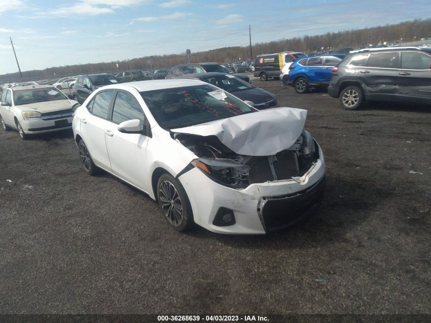 2015 Toyota Corolla S Plus VIN: 2T1BURHE0FC384698 Lot: 36268639