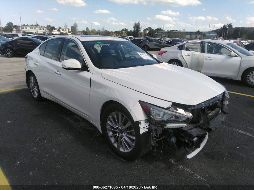 2020 Infiniti Q50 Luxe VIN: JN1EV7AP8LM207649 Lot: 36271695