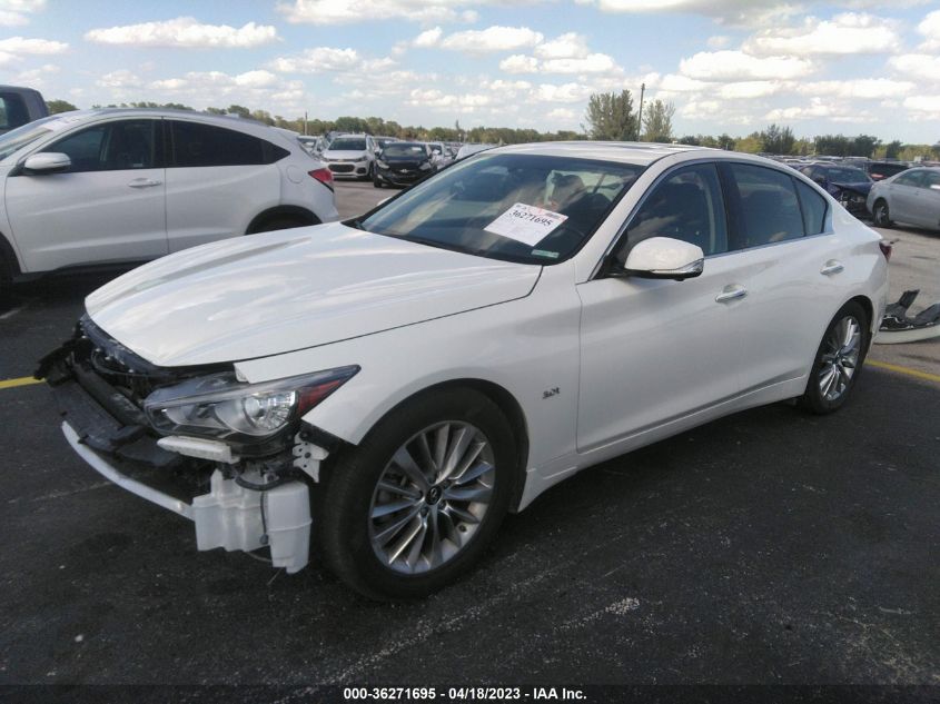 2020 Infiniti Q50 Luxe VIN: JN1EV7AP8LM207649 Lot: 36271695