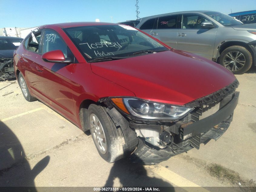 2017 Hyundai Elantra Se VIN: 5NPD74LF1HH070822 Lot: 36273331