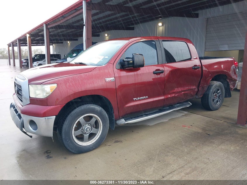 2009 Toyota Tundra Sr5 5.7L V8 VIN: 5TFDW54199X091080 Lot: 36273381
