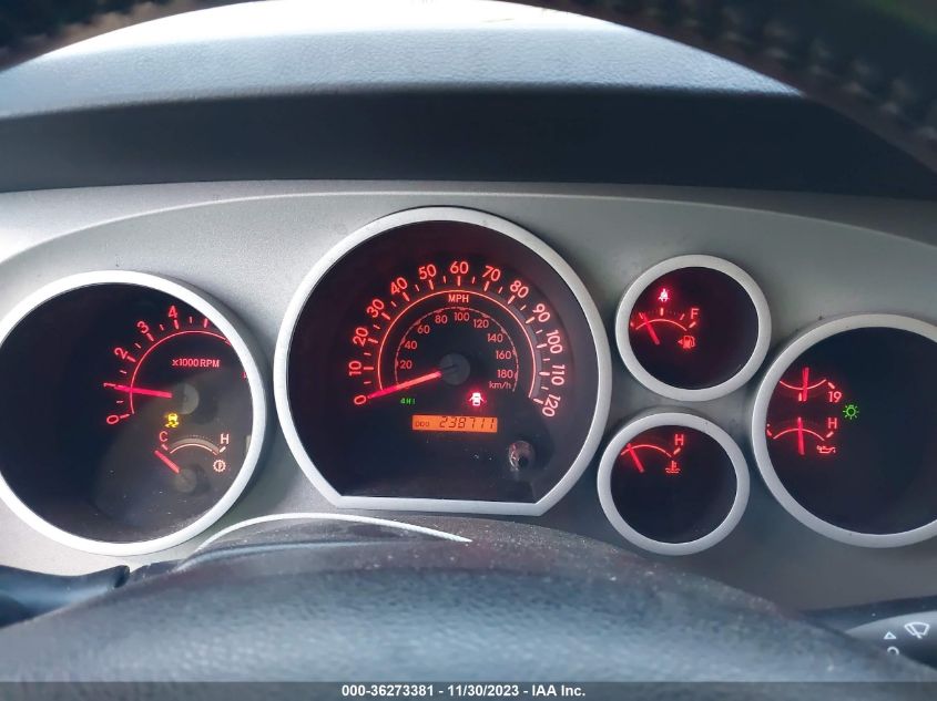 2009 Toyota Tundra Sr5 5.7L V8 VIN: 5TFDW54199X091080 Lot: 36273381