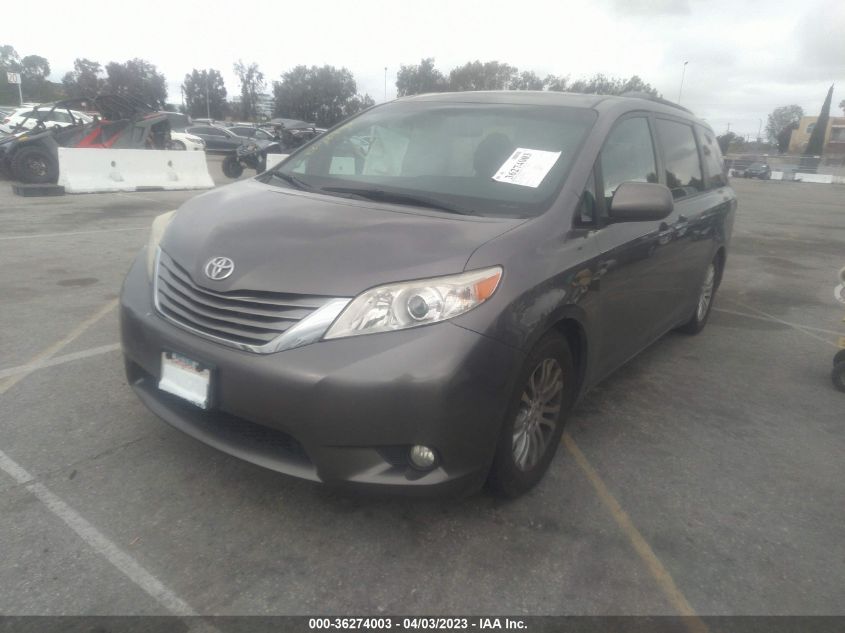 2016 Toyota Sienna Xle 8 Passenger VIN: 5TDYK3DC5GS691388 Lot: 36274003