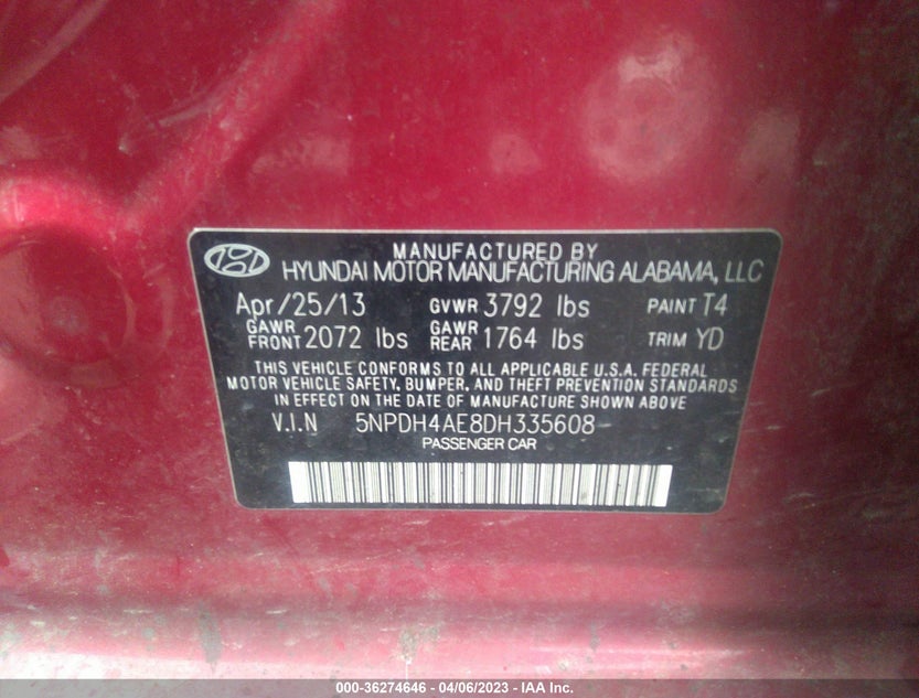 5NPDH4AE8DH335608