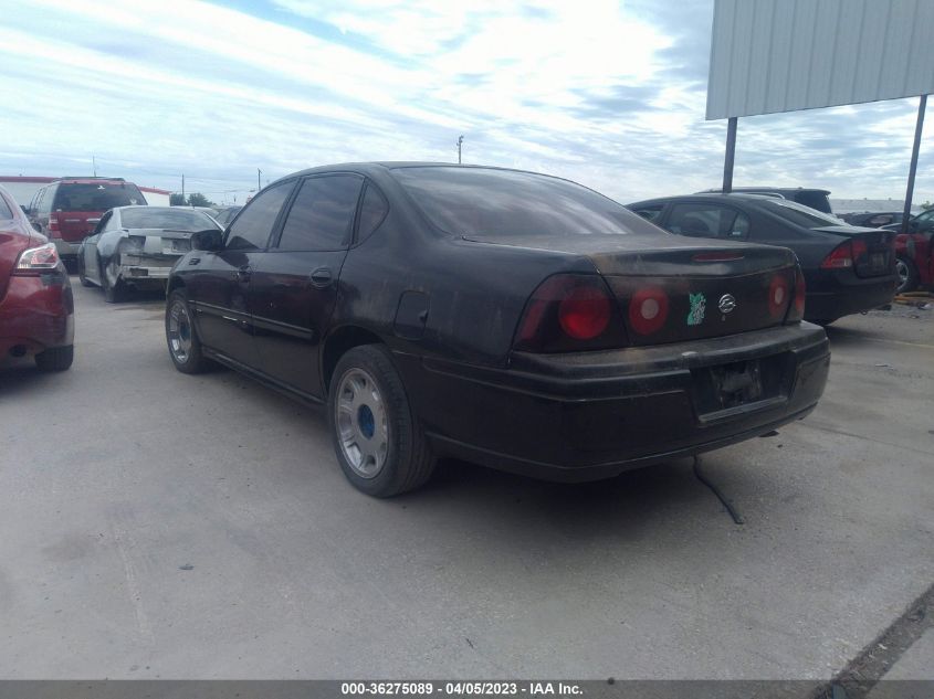 2004 Chevrolet Impala VIN: 2G1WF52E649411163 Lot: 36275089