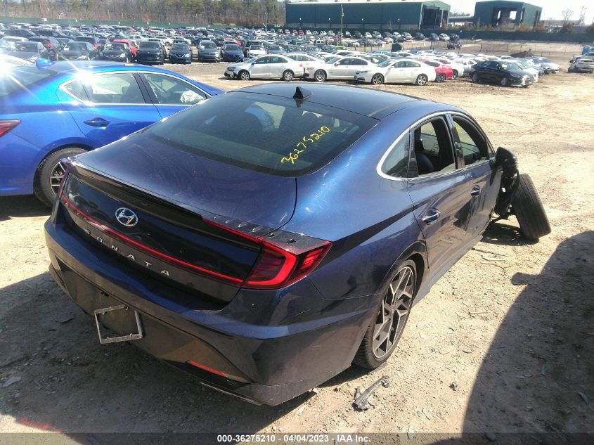 2022 Hyundai Sonata N Line VIN: 5NPEK4JC7NH137785 Lot: 36275210