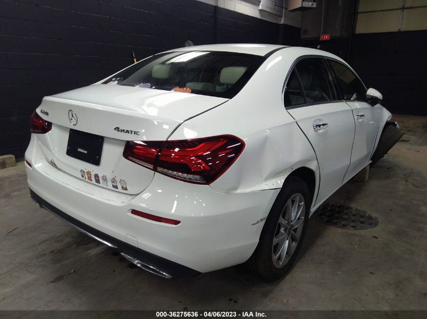 W1K3G4FB6NJ349535 2022 Mercedes-Benz A 220 4Matic