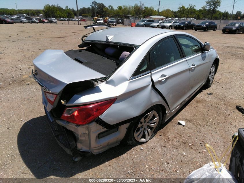 2012 Hyundai Sonata Gls VIN: 5NPEB4AC0CH406156 Lot: 36280320