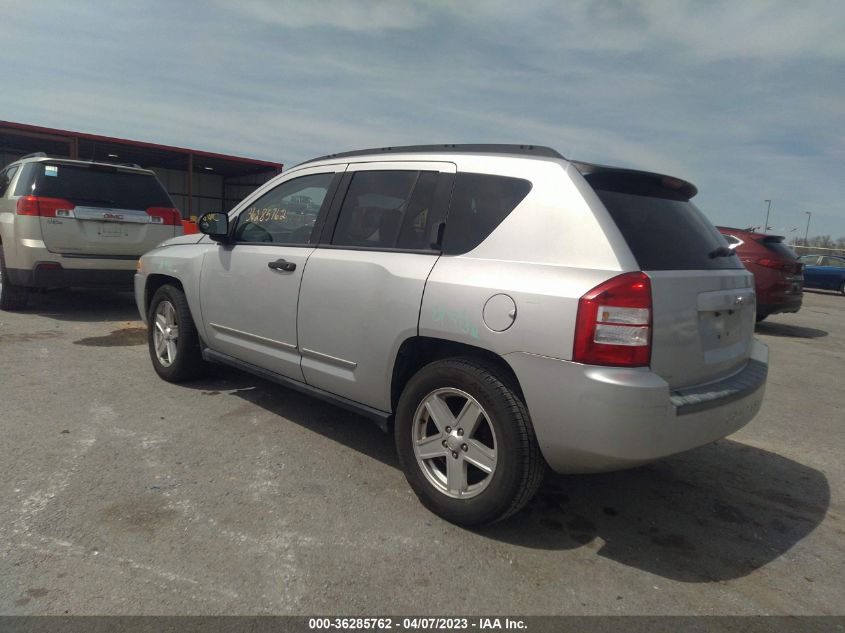 2008 Jeep Compass Sport VIN: 1J8FT47W28D520233 Lot: 36285762