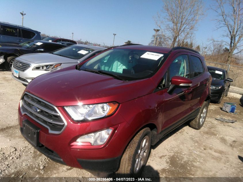 2019 Ford Ecosport Se VIN: MAJ6S3GL5KC300890 Lot: 36286406