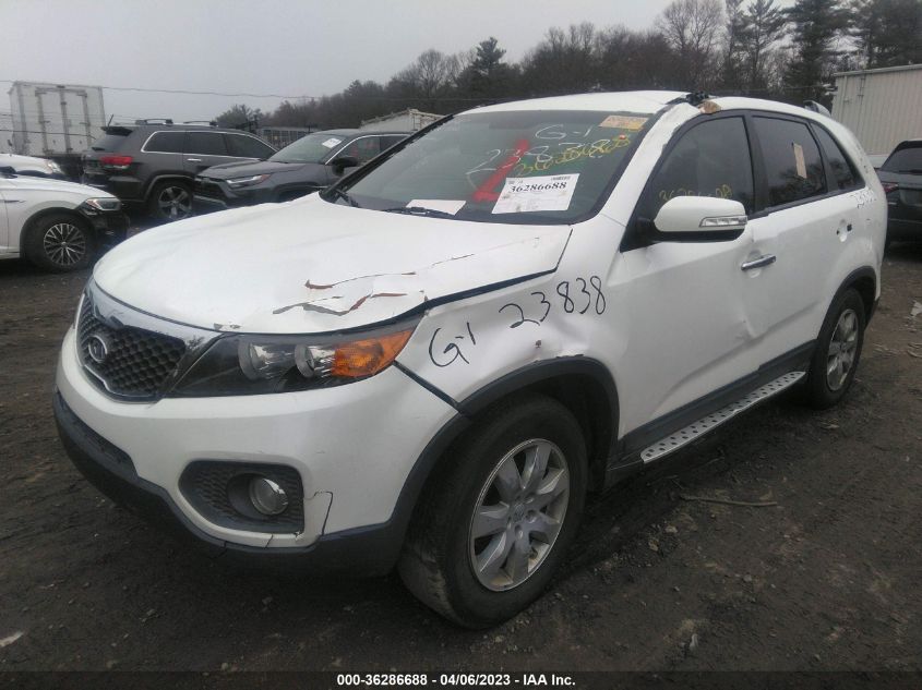 2012 Kia Sorento Lx VIN: 5XYKT3A67CG254419 Lot: 36286688