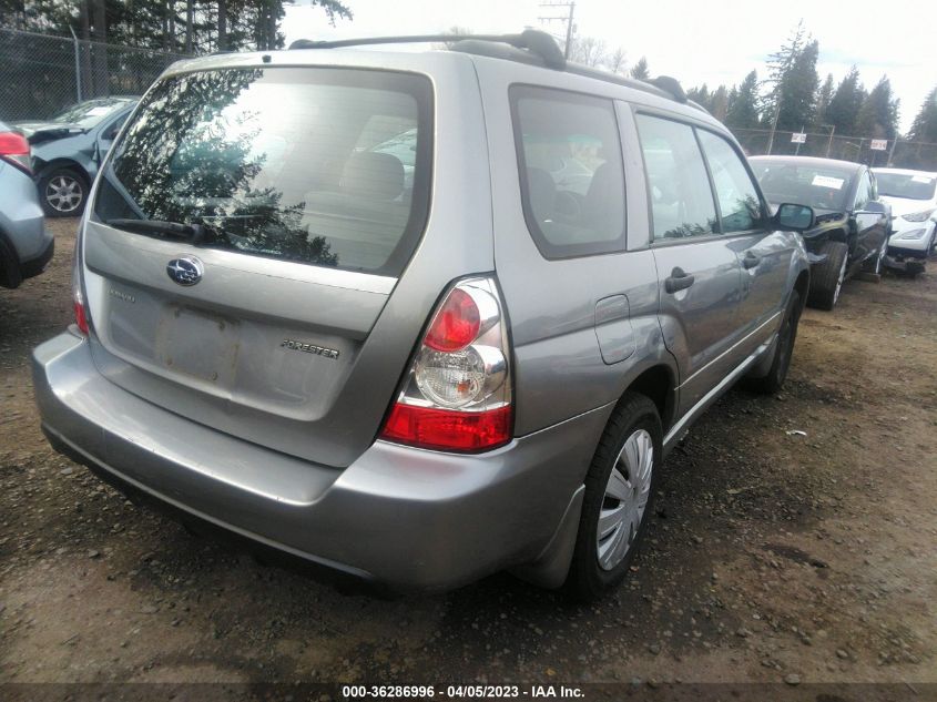 2008 Subaru Forester 2.5X VIN: JF1SG63648H708942 Lot: 36286996