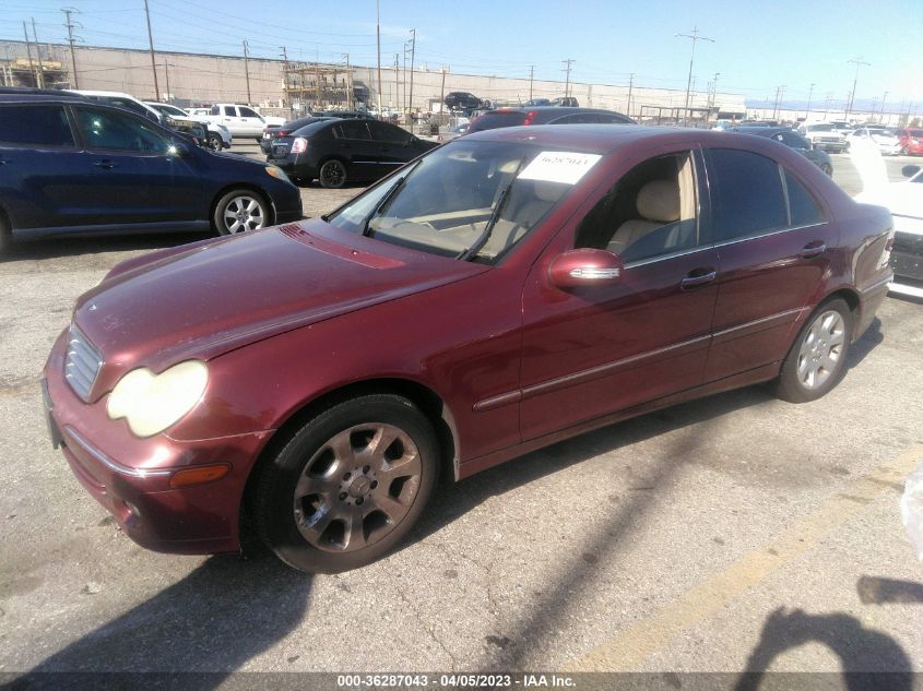 2005 Mercedes-Benz C 240 Luxury VIN: WDBRF61J75A652274 Lot: 36287043