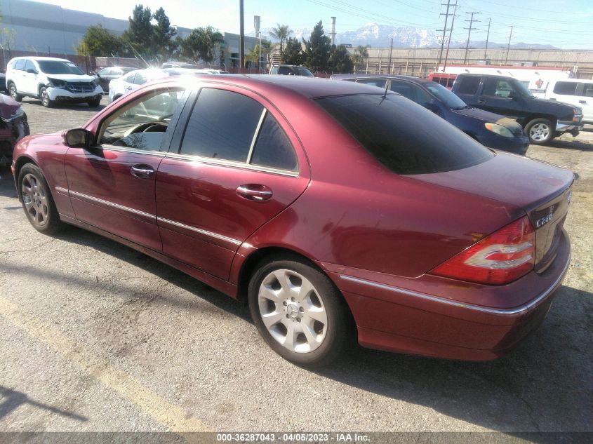 2005 Mercedes-Benz C 240 Luxury VIN: WDBRF61J75A652274 Lot: 36287043